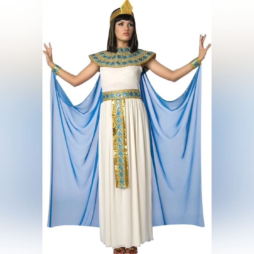 Halloween 🎃 Cleopatra Costume outfit women's Dress New! Small medium large